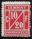 1906 Maroc Poste Locale De Demnat à Marrakech N°1. Cote 600€ - Postes Locales & Chérifiennes