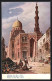 CPA Illustrateur Friedrich Perlberg: Caire, Mosquée Kait-Bey  - Autres & Non Classés