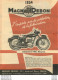 FEUILLET PUBLICITAIRE MAGNAT DEBON 1954 250 CM3 TYPE M.O.D. - Advertising