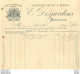 FACTURE 1900 E. DESJARDINS MEAUX  VINS ET SPIRITUEUX - 1900 – 1949