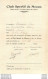 CLUB SPORTIF DE MEAUX 16 PLACE HENRY IV FOOT-BALL 1944 MR CHAVINIER - Unclassified