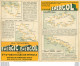 CARTE ROUTIERE CARTONNEE BRETAGNE  AVEC PUBLICITE HUILE ENERGOL FORMAT 27 X 20 CM - Cartes Routières