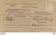 AGUESSAC CARTE RAVITAILLEMENT GENERAL 1946 MR GARDES JOSEPH - Sonstige & Ohne Zuordnung