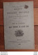 VILLE DE MEAUX  SOCIETE DE SECOURS MUTUELS BILAN FINANCIER ET ETAT DU PERSONNEL  ANNE 1896 - Documenti Storici