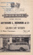 ISERE GRENOBLE HORAIRE HIVER 1938/1939 AUTOCARS L. BERNARD ET CIE GRAND CAFE SOTIZON - Pubblicitari