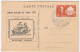 Carte Journée Du Timbre, Martinique, Fort De France 1947 - Lettres & Documents