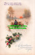 R548342 Christmas Greetings. Peace On Earth Goodwill Alway. Greeting Card. Postc - Wereld
