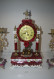 Delcampe - E1 Horloge Et Ses Chandeliers - Objets De Vitrine - Chateau - France - Clocks