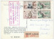 Carte Recommandée Saint Louis, Anniversaire De La 1ère Liaison Postale Aérienne, St Louis Natal, Mermoz1930 - Briefe U. Dokumente