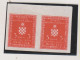 CROATIA WW II  , 3 Kn  Official Nice Proof Breakthrough Printed Pair  MNH - Croatia