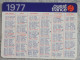 Petit Calendrier De Poche 1977 Journal Ouest France - Tamaño Pequeño : 1971-80