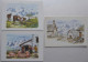 Lot De 6 Aquarelles Christian Burdet "La Vie En Montagne" - Autres & Non Classés