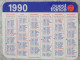 Petit Calendrier De Poche 1990 Journal Ouest France - Kleinformat : 1981-90