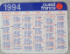 Petit Calendrier De Poche 1994 Journal Ouest France - Tamaño Pequeño : 1991-00