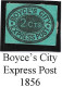 USA ETATS-UNIS Poste Locale De NEW-YORK Boyce's City Express Post - Poste Locali