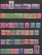 ETATS UNIS -95 TRES BEAUX TIMBRES  OBLITERES-VOIR CACHETS ET DIVERS DENTELURES - PAS EMINCE-DE 1932-40- VOIR 3 SCANS. - Used Stamps