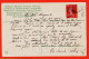 24308 /⭐ ◉  ♥️ T.B Carte Relief Avec Ajouti Central Carré SOIE Hirondelles Signes Cabalistiques Esotériques 1910s WHB  - Other & Unclassified