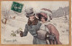 24391 /⭐ ◉  VIENNE V.K 5031 JOYEUX NOEL Couple Manchon Neige 1905s à Maria VEYSSIERE C ROUANET Aux Barbets Foix-Viennois - Vienne