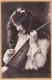 24307 /⭐ ◉  Phototypie BERGERET La CIGALE Joueur Mandoline 1903 à Magdelaine GAYREL Rue Du Père Gibrat Gaillac  - Bergeret