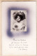 24310 /⭐ ◉  Carte Toilée Ajouti Portrait Jeune Femme Mode Chapeau 1910s Style Vienne Edmond ROSTAND Pour Ton Bonheur - Autres & Non Classés