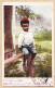24021 / Little EB Snow Black Americana Petit Enfant Noir Black Child On Fence NEW ORLEANS 1910à Auguste GUERRIER Le Havr - New Orleans