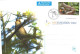 Estonia:Postal Stationery Nr. 12, Pärnu County, Bird, Eurovision 2002, FDC, Air Mail - Estland