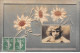 Enfants - N°91137 - Portrait D'un Enfant Dans Un Cadre Entourée D'Edelweis - Carte En Tissu - Abbildungen