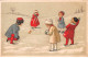 Illustrateur - N°91730 - Bonne Année - Enfants Faisant Une Bataille De Boules De Neige - Other & Unclassified