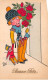 Illustrateur - N°91699 - Tom - Bonne Fête - Fillette Avec Un Bouquet De Roses, Et Une Poupée - Other & Unclassified