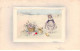 Pâques - N°91205 - V.K. Vienne - Fillette Regardant Des Poussins Près D'oeufs Et D'un Panier Rempli De Fleurs - Pâques