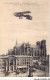 CAR-AAGP3-51-0267 - L'Aeroplane "Farman"évoluant Au Dessus De La Cathedrale De Reims - Publicite - Autres & Non Classés