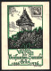 Künstler-AK Graz, 50 Jahre Verein D. Briefmarkensammler 1886-1936, Ausstellung 14.-19.3.1936, Turm, Briefmarke  - Other & Unclassified