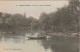 MO 12-(95) ENGHIEN LES BAINS - LE LAC DE LA PRINCESSES MATHILDE - CANOTEURS , PECHEURS - CARTE COLORISEE - 2 SCANS - Enghien Les Bains