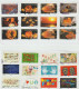 Lot De 5 Séries De Timbres Adhésifs  Oblitéré Collés Sur Papier (lot 446) - Collections