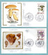 FDC France 1987 - Nature De France - Champignons - Indigotier, Chanterelle, Morille, Palomet YT 2488 à 2491 - Paris - 1980-1989