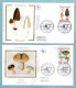 FDC France 1987 - Nature De France - Champignons - Indigotier, Chanterelle, Morille, Palomet YT 2488 à 2491 - Paris - 1980-1989