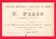 F-37-Amboise-08Ph124  Le Château, Pub Pour La Fabrique Générale D'articles De Pêche G. PEZON, Cpa  - Amboise