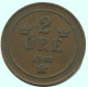 2 ORE 1901 SWEDEN Coin #AC869.2.U.A - Suecia