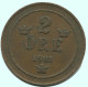 2 ORE 1901 SWEDEN Coin #AC869.2.U.A - Suède