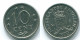 10 CENTS 1979 ANTILLES NÉERLANDAISES Nickel Colonial Pièce #S13599.F.A - Antilles Néerlandaises