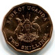 2 SHILLINGS 1987 UGANDA UNC Münze #W11142.D.A - Uganda