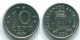 10 CENTS 1978 ANTILLAS NEERLANDESAS Nickel Colonial Moneda #S13542.E.A - Antilles Néerlandaises