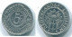 5 CENTS 1991 ANTILLES NÉERLANDAISES Aluminium Colonial Pièce #S13713.F.A - Antilles Néerlandaises