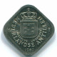 5 CENTS 1980 NETHERLANDS ANTILLES Nickel Colonial Coin #S12305.U.A - Antilles Néerlandaises