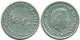 1/10 GULDEN 1970 ANTILLAS NEERLANDESAS PLATA Colonial Moneda #NL12999.3.E.A - Antilles Néerlandaises