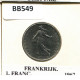 1 FRANC 1967 FRANCIA FRANCE Moneda #BB549.E.A - 1 Franc