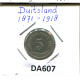 5 PFENNIG 1911 A ALEMANIA Moneda GERMANY #DA607.2.E.A - 5 Pfennig