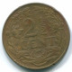 2 1/2 CENT 1965 CURACAO Netherlands Bronze Colonial Coin #S10234.U.A - Curaçao