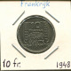 10 FRANCS 1948 FRANCE Pièce Française #AM396.F.A - 10 Francs
