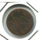 1786 UTRECHT VOC DUIT IINDES NÉERLANDAIS NETHERLANDS NEW YORK COLONIAL PENNY #VOC1544.10.F.A - Niederländisch-Indien